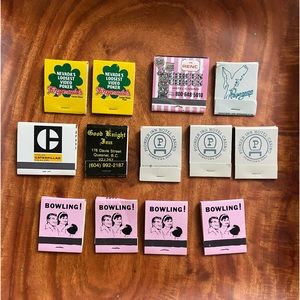 Vintage Matchbooks Lot